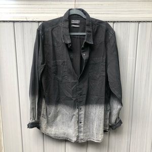 Ombré chambray button down